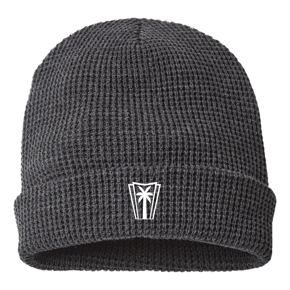Richardson Waffle Cuffed Beanie - Charcoal