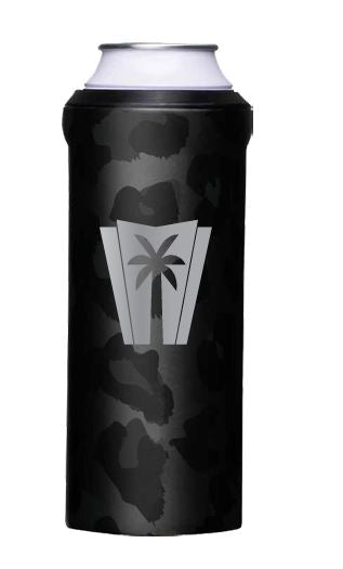 Slim Can Cooler - Night Leopard