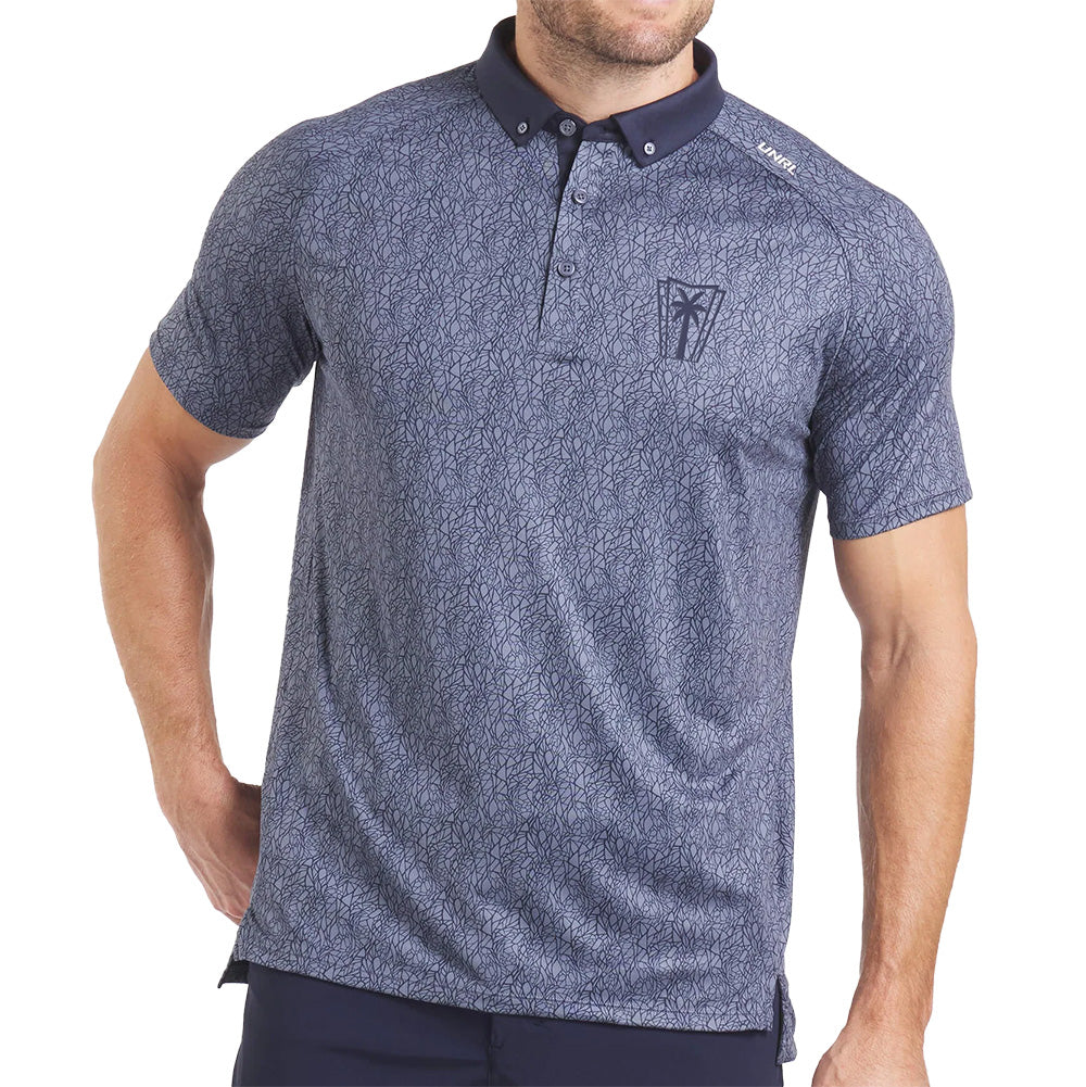 UNRL Abstract Polo - Mid Navy