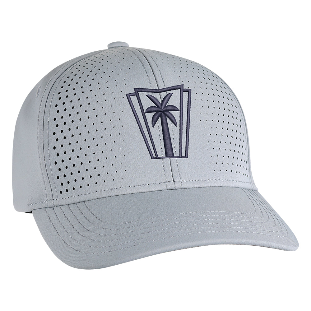 Ahead AIRFLOW Performance Laser Front Snapback Hat (Lt. Grey)