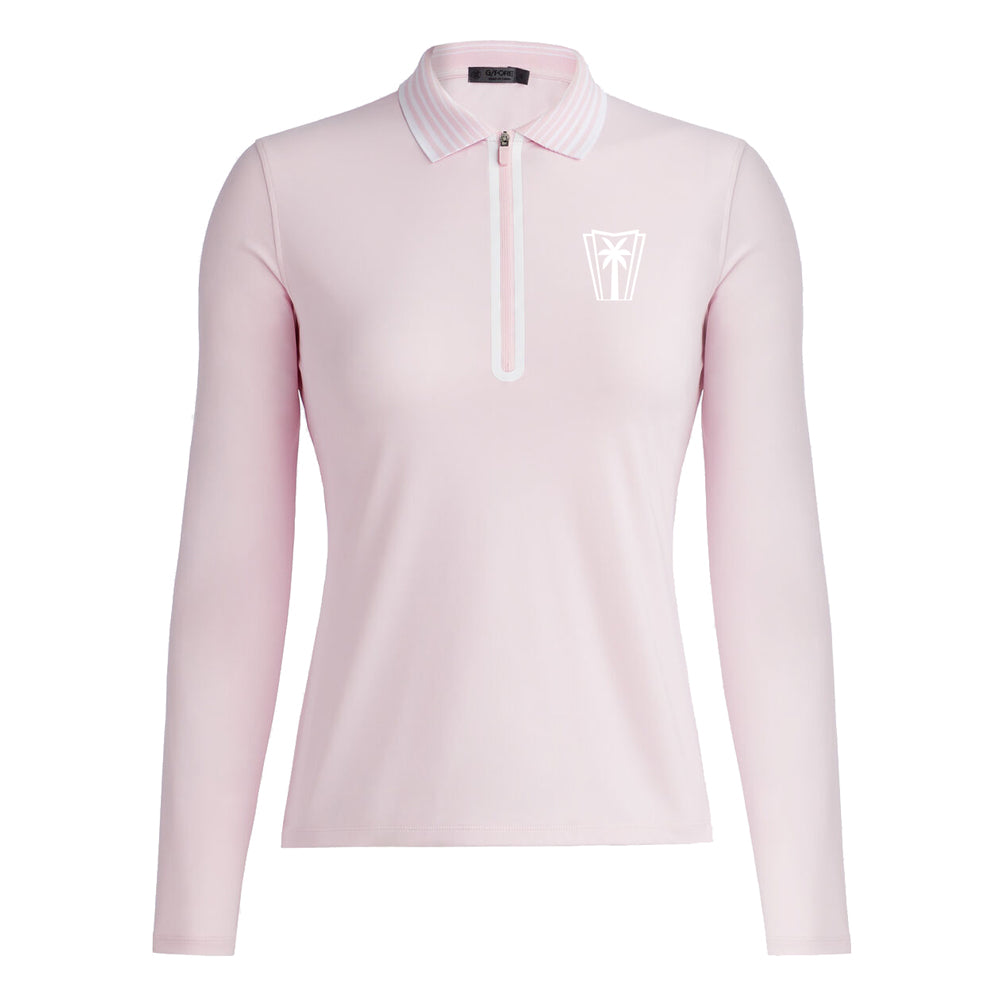 Silky Tech Nylon Polo (Blush)