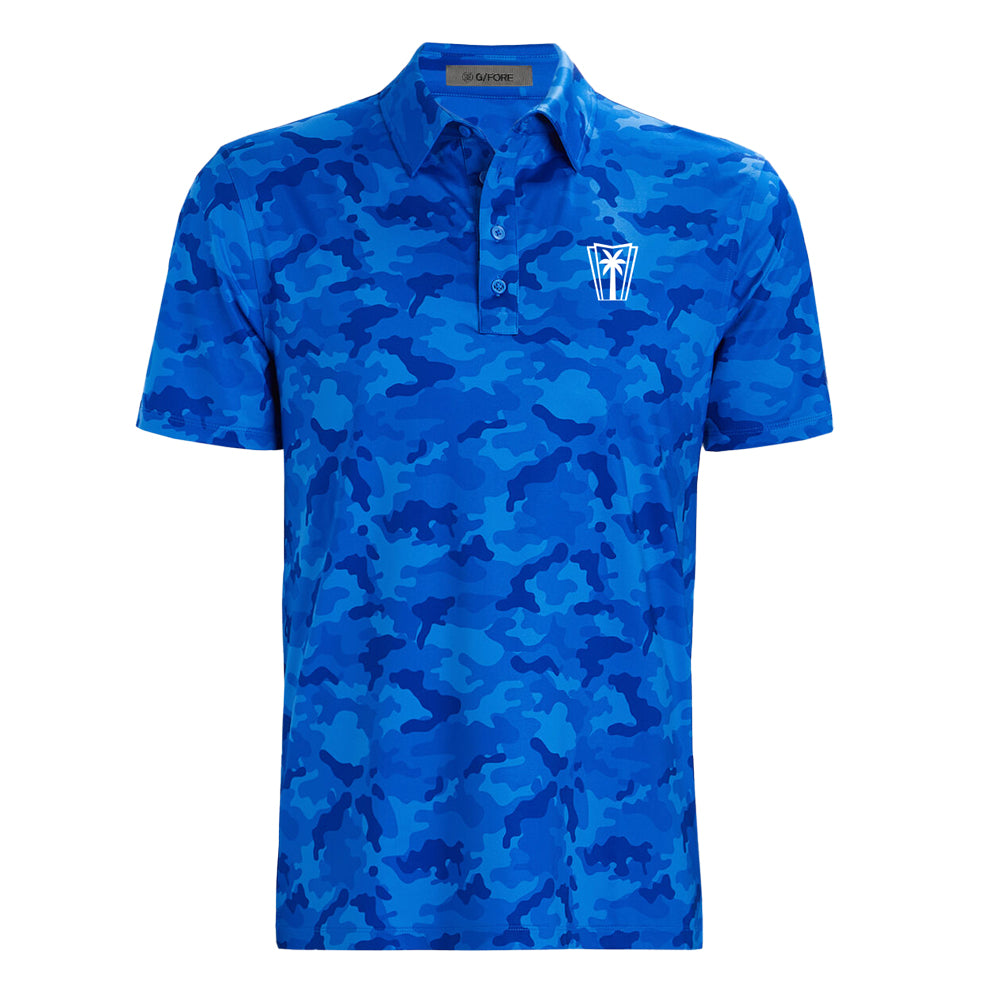 G/Fore Mapped Camo Tech Jersey Polo - Racer