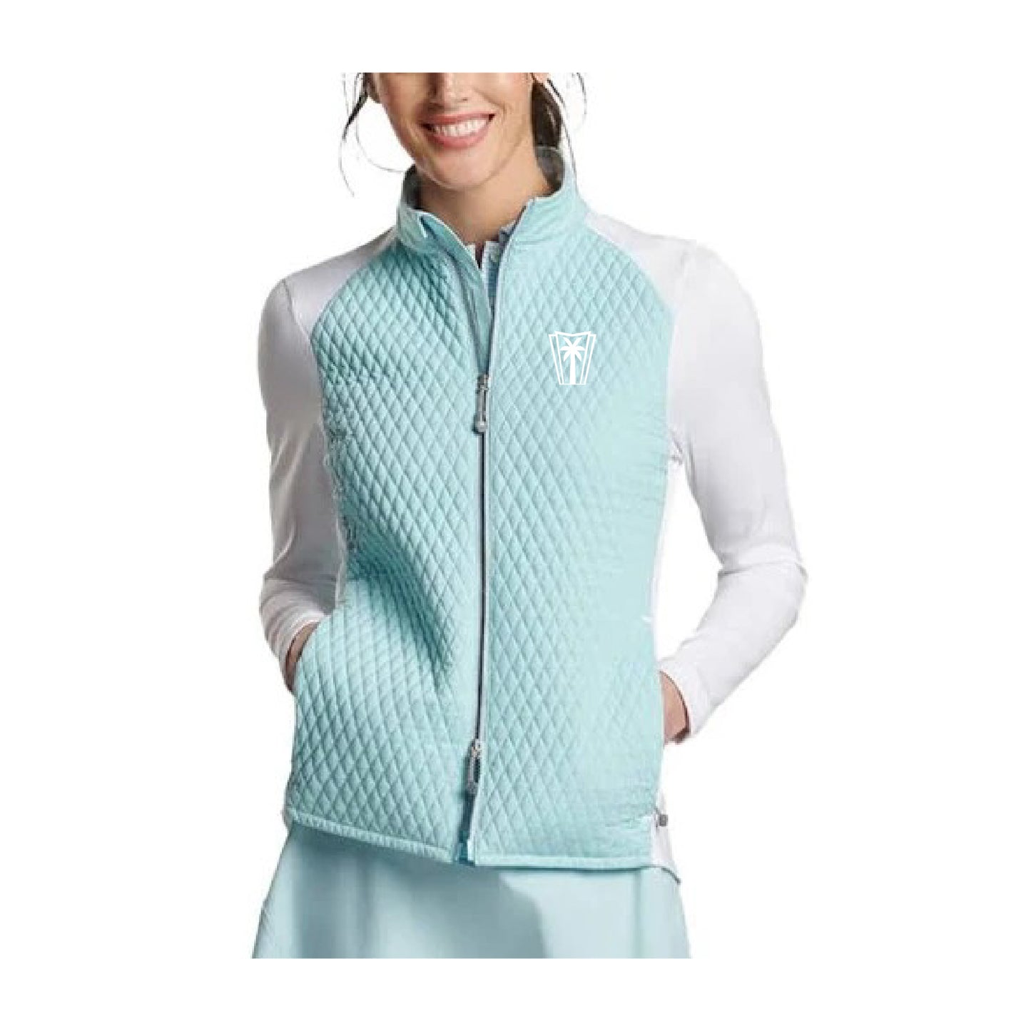 Peter Millar Ladies Merge Hybrid Jacket - Blue Spruce