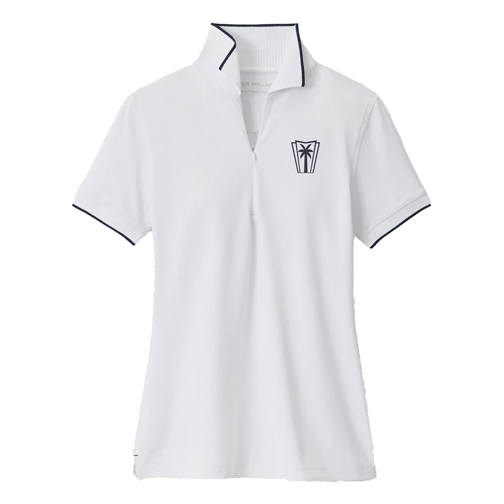 Peter Millar Ladies Whitworth Sport Mesh - White/Navy