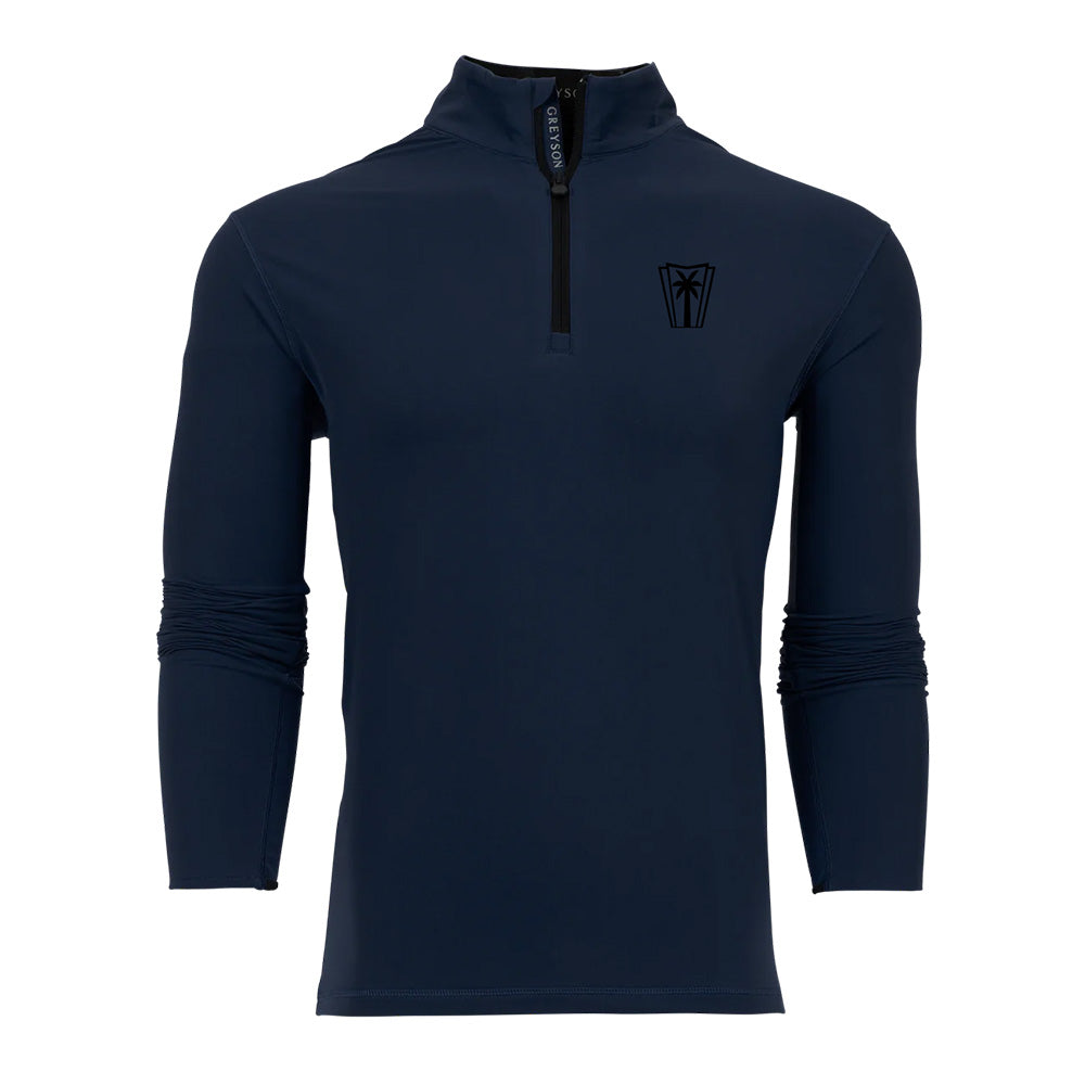 GREYSON グレイソン Tate 1/4 Zip Maltese Blue Greyson Tate Quarter Zip - Maltese Blue – HGVGolfStore.com