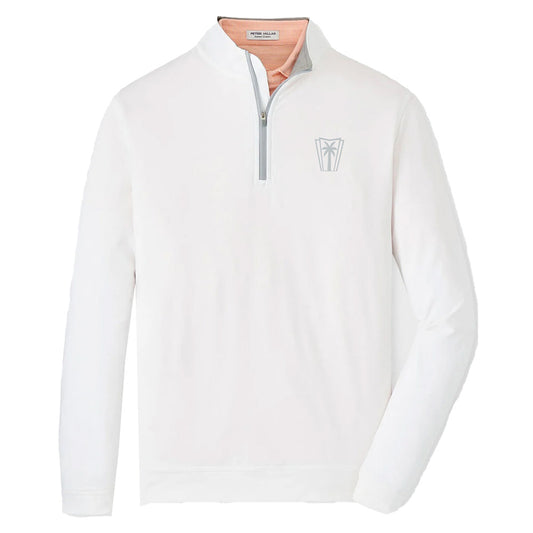 Peter Millar Perth Performance 1/4 Zip - White