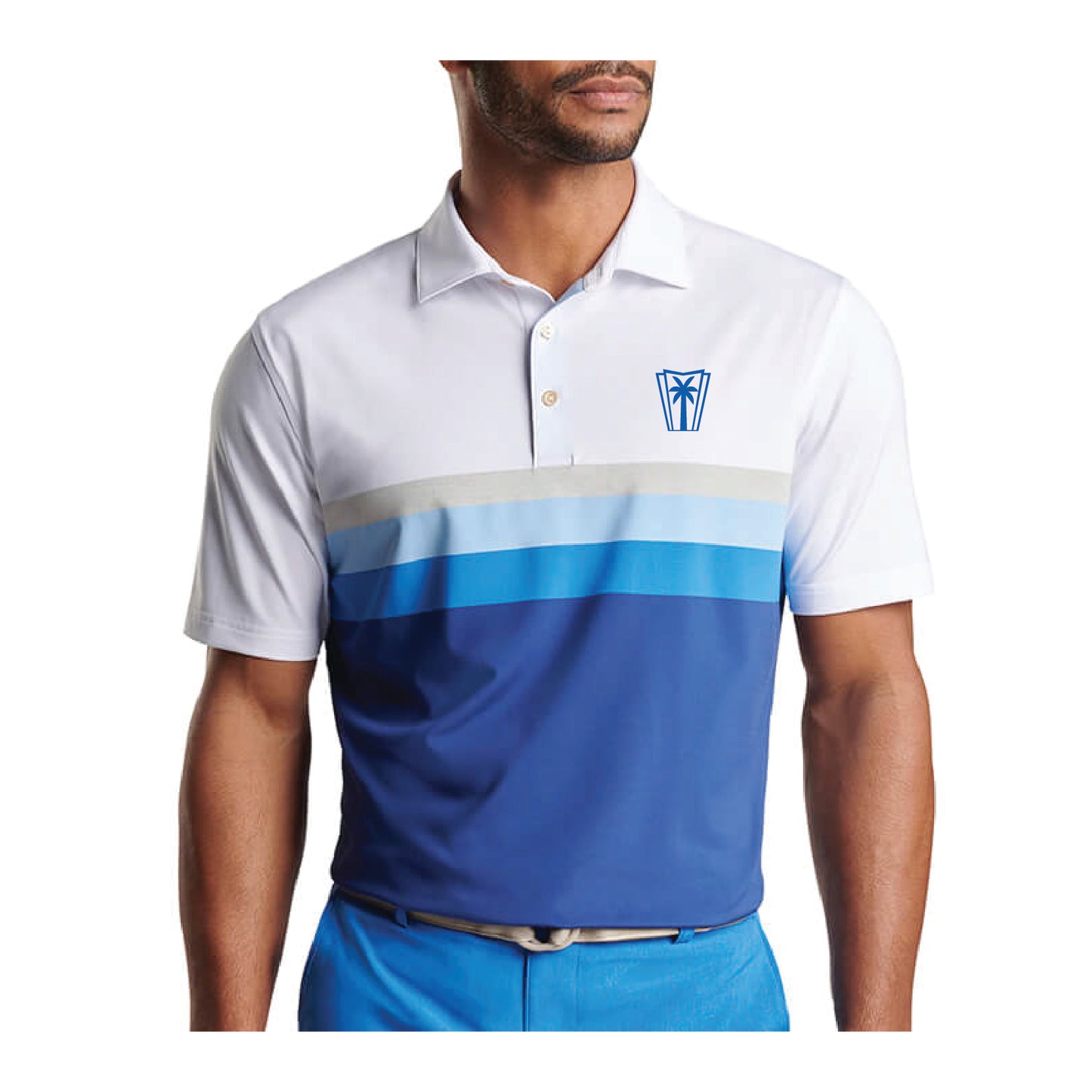 Peter Millar Fulton Performance Polo - White