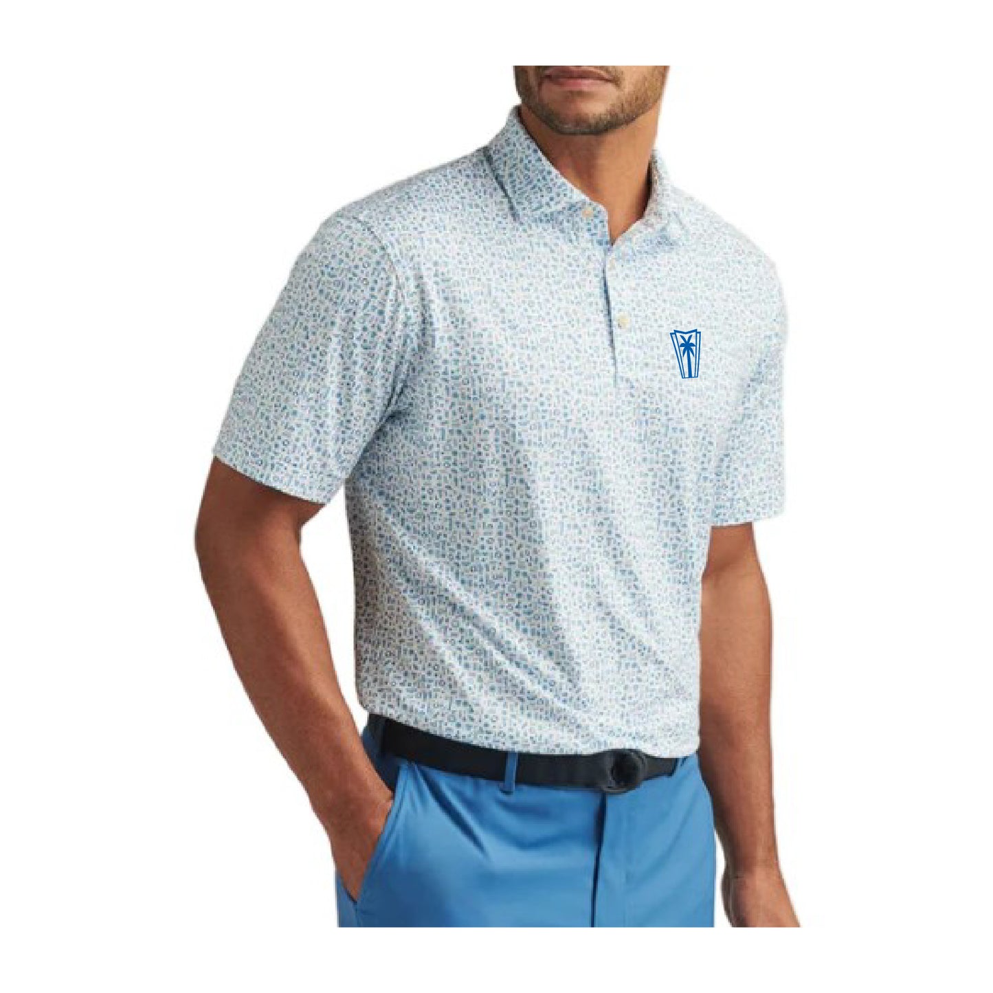 Peter Millar Toga Party Performance Jersey Polo - White