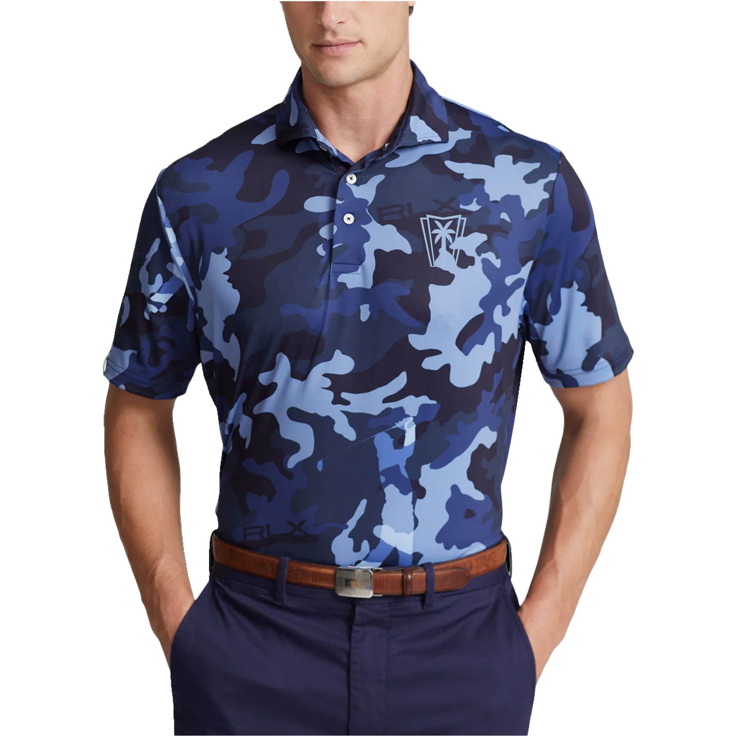 RL SS Airflow Polo - Camo Drive
