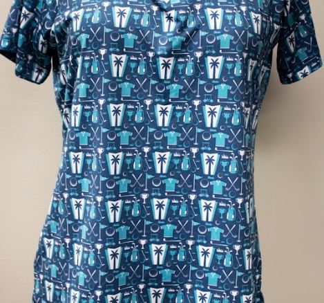 Mens Dye Sub Polo-Blue