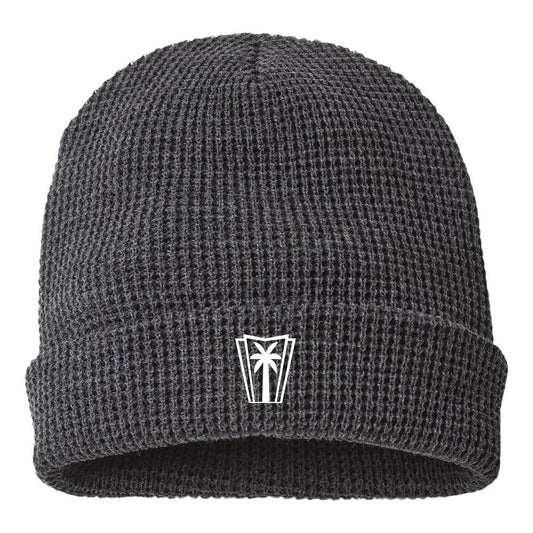 Richardson Waffle Cuffed Beanie - Charcoal