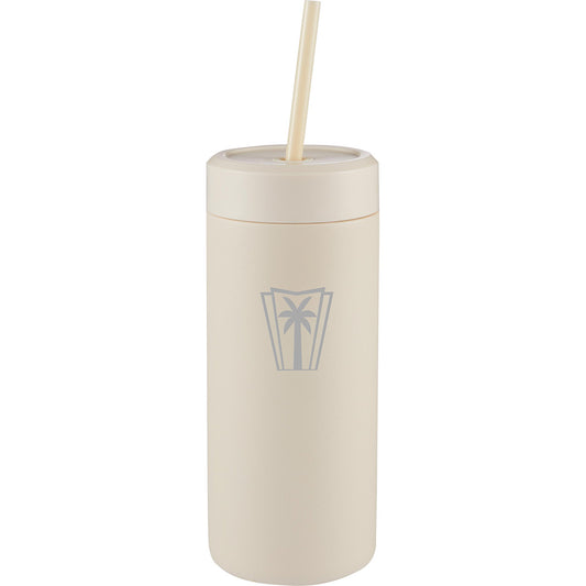 Sol Tonal Recycled Skinny Tumbler 20oz - Cream