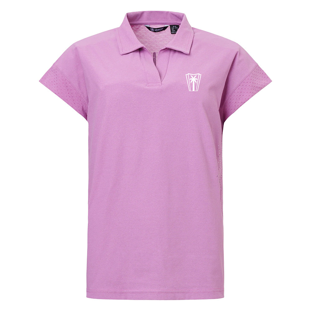 Abacus Ladies Erin Loosefit Cupsleeve Polo - Iris