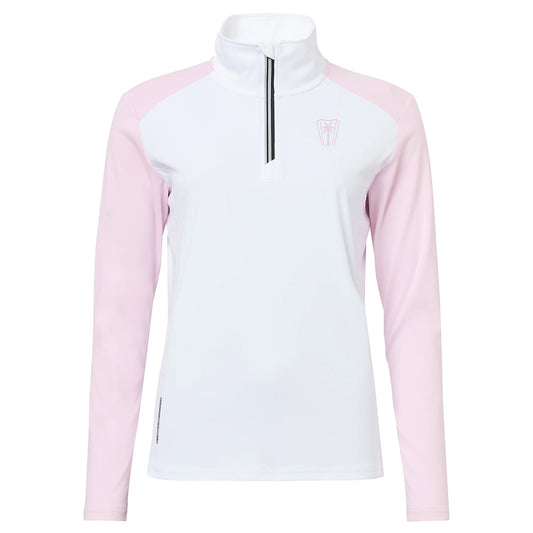 Abacus Ladies Cypress Long Sleeve - White Begonia