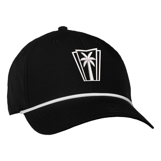 Ahead PONTE AeroSphere Tech Rope Unstructured Hat (Black/White)
