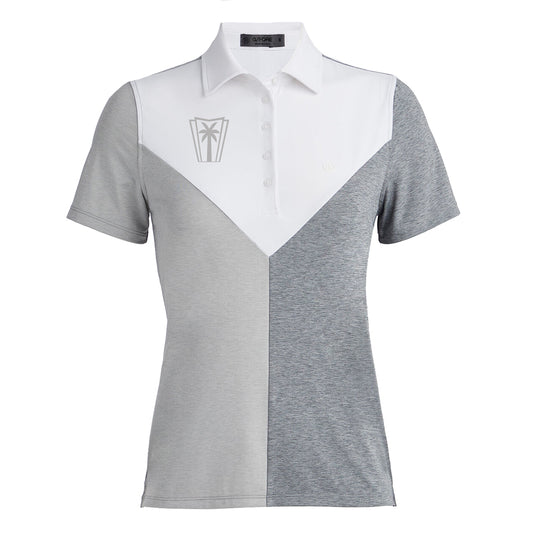 MELANGE TECH JERSEY POLO (Snow)