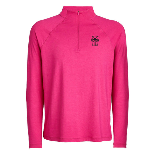 G/Fore Luxe Quarter Zip Tailored (Day Glo Pink)