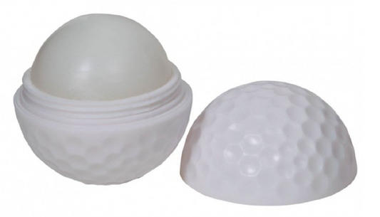 Lip Balm Golf Ball White