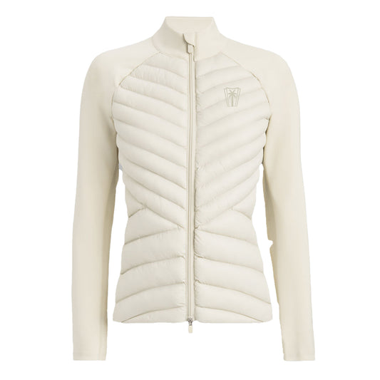 G/Fore Hybrid Quilted Stretch Tech Interlock Jacket - Stone