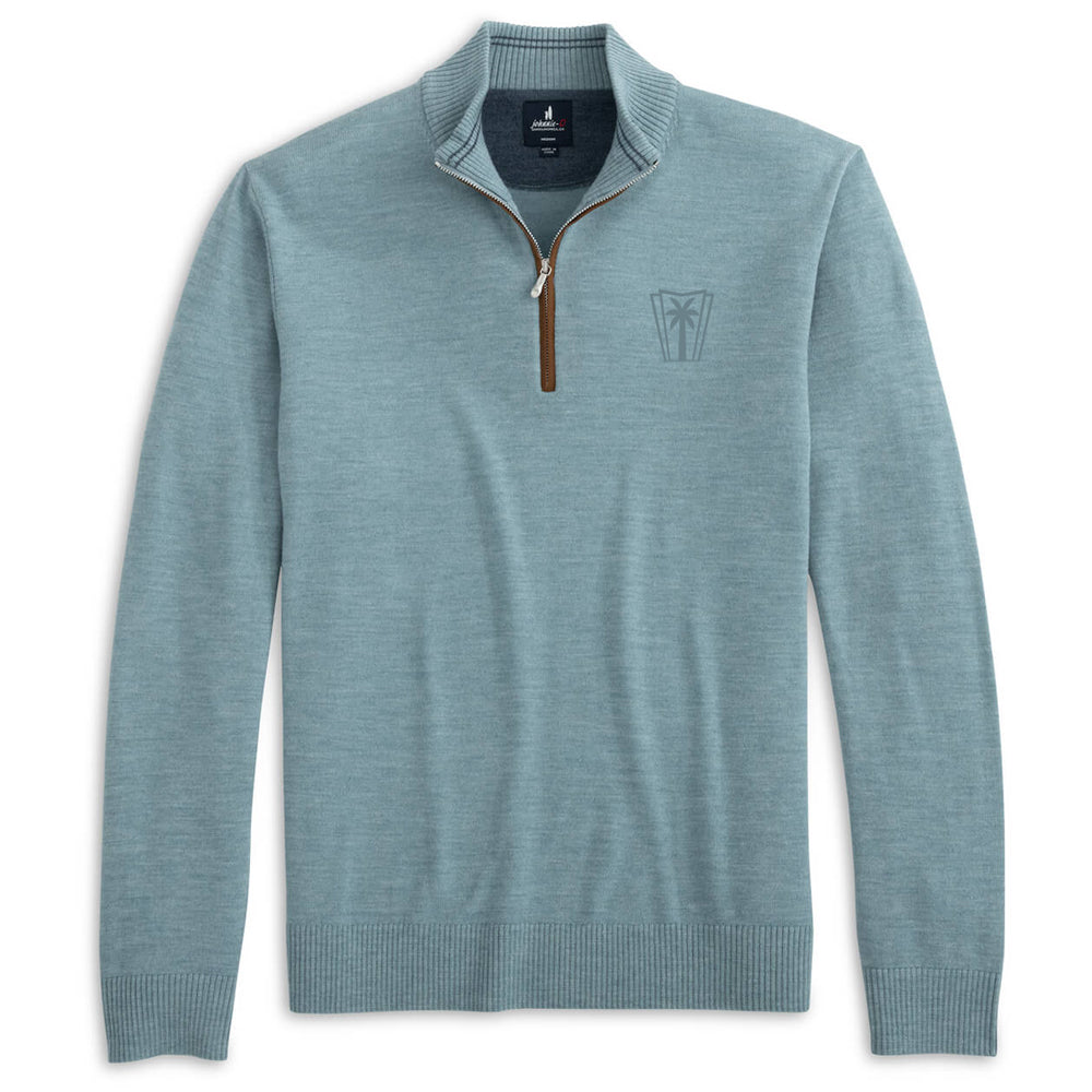 Johnnie-O Raynor Merino Quarter Zip - Riviera