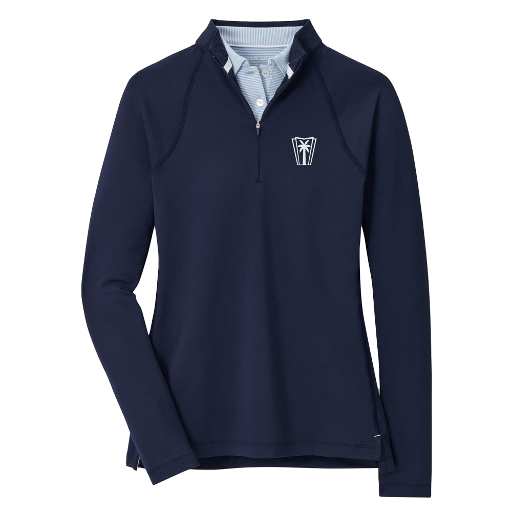 Peter Millar Ladies Raglan Sleeve Perth Layer - Navy