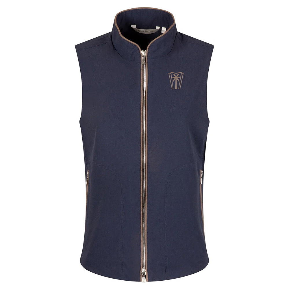 Peter Millar Ladies Surge Full Zip Vest - Navy