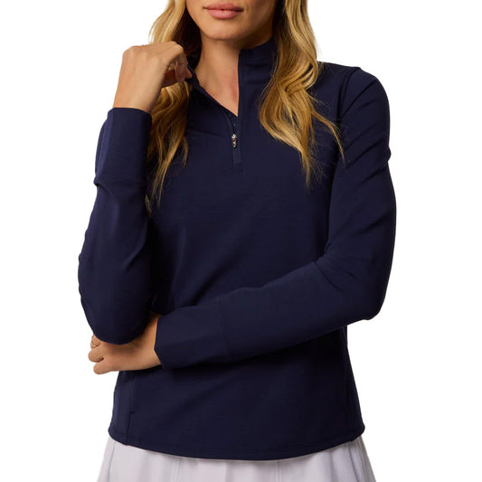 Greyson Ladies Gratiot 1/4 Zip - Maltese Blue