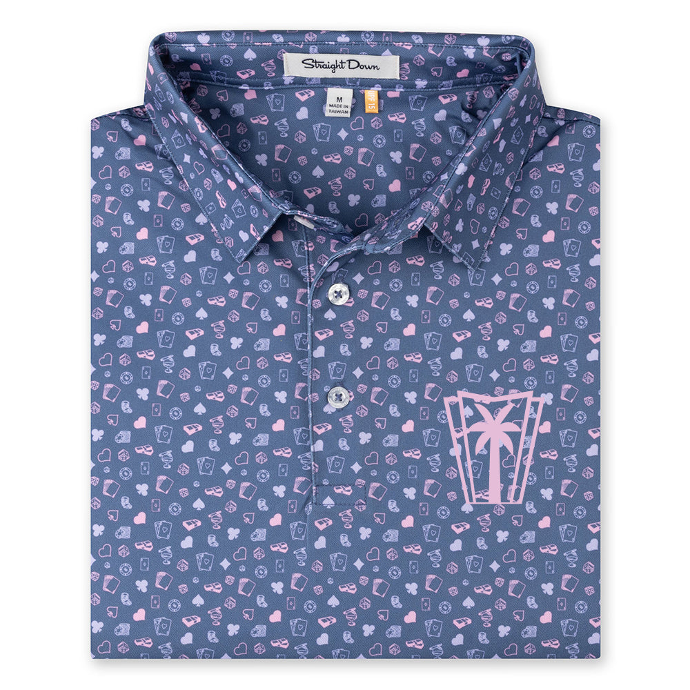 Straight Down Hold 'Em Polo (Moonlight)