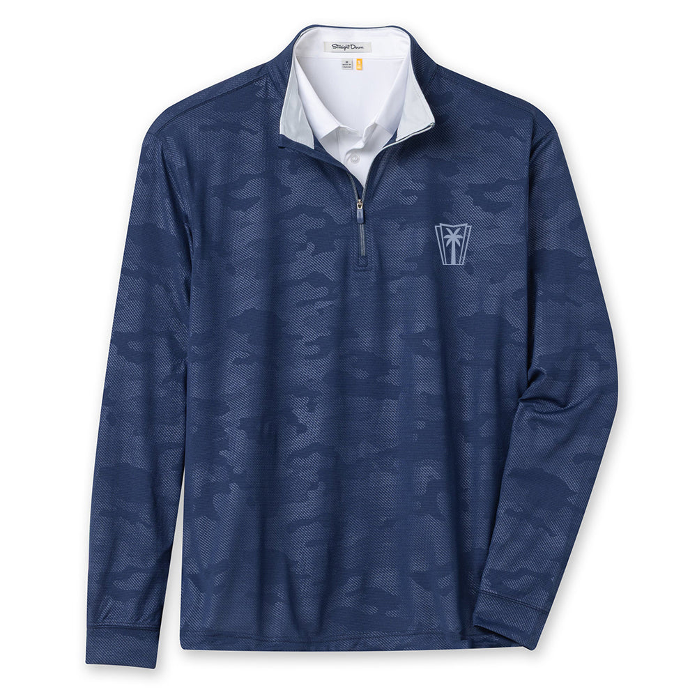 Straight Down Sherman 1/4 Zip (New Indigo)