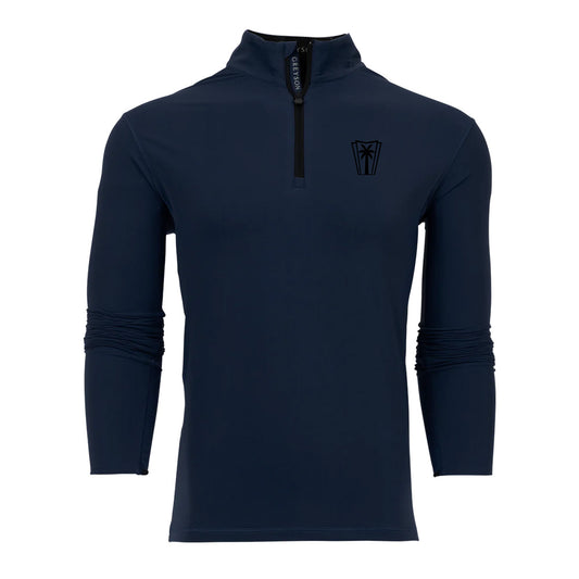 Greyson Tate Quarter Zip - Maltese Blue