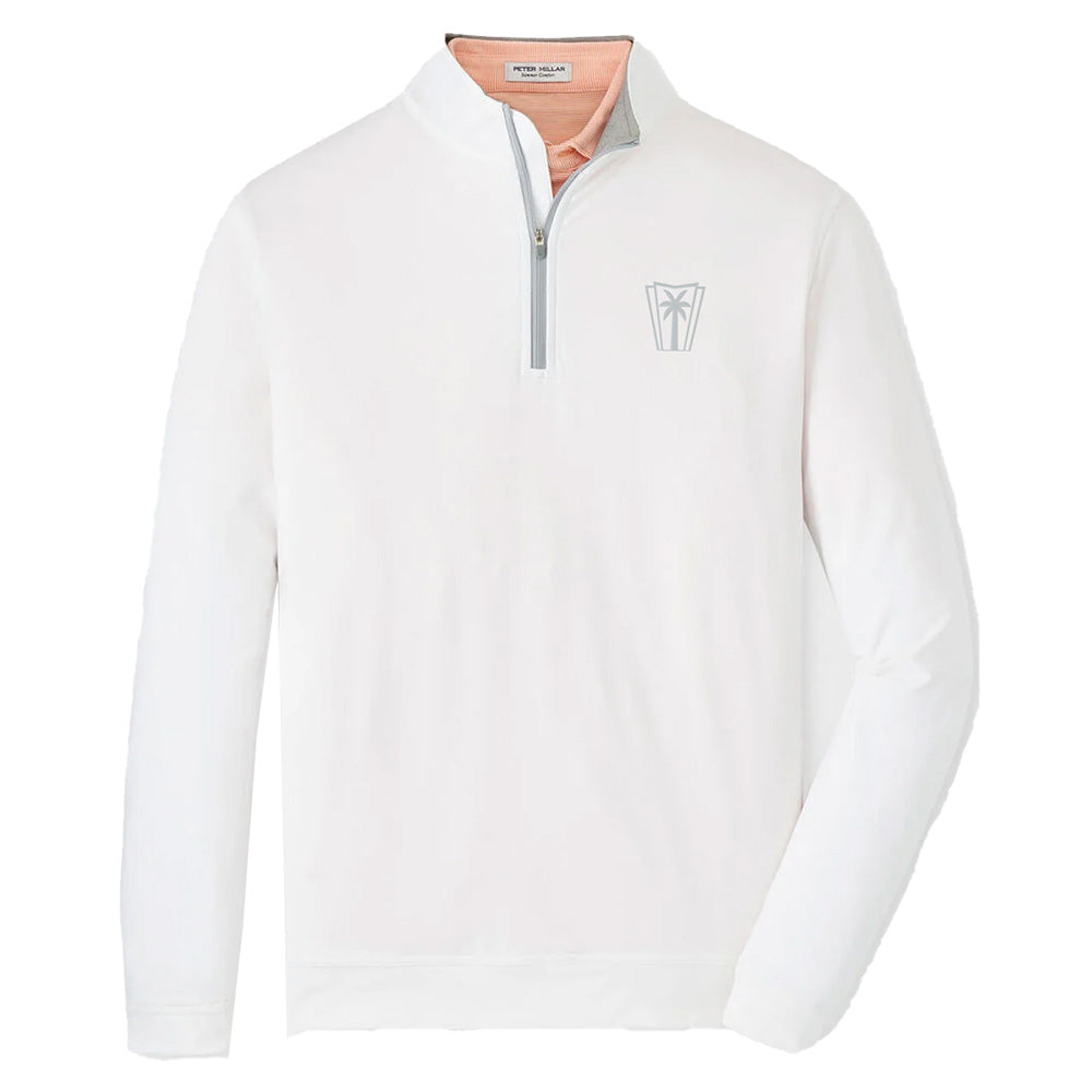 Peter Millar Perth Performance 1/4 Zip - White