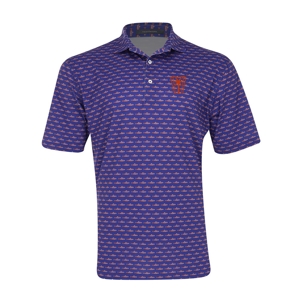 Turtleson Drake Performance Polo (Royal/Red)