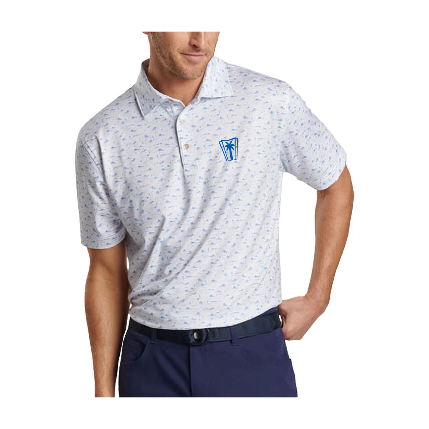 Peter Millar Everglades Performance Polo - White