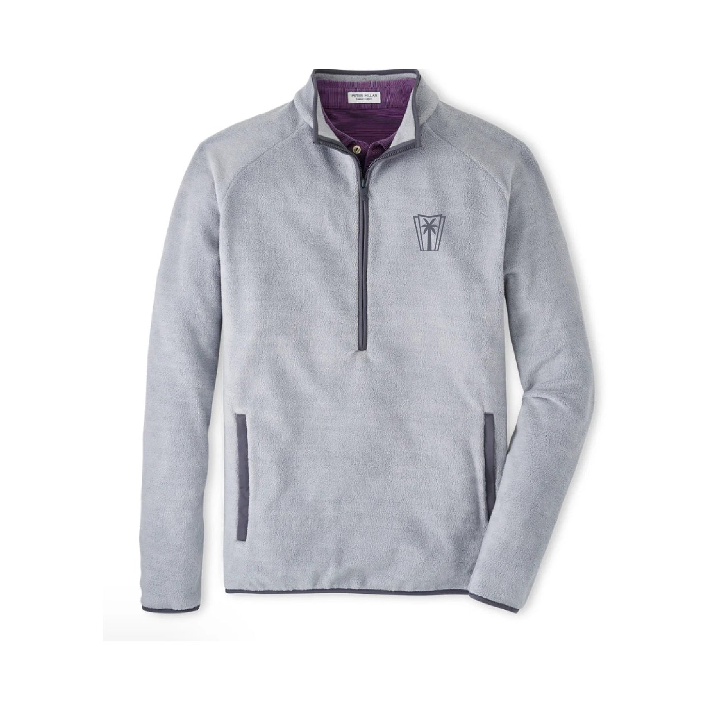 Peter Millar Fade 1/2 Zip - Gale Grey