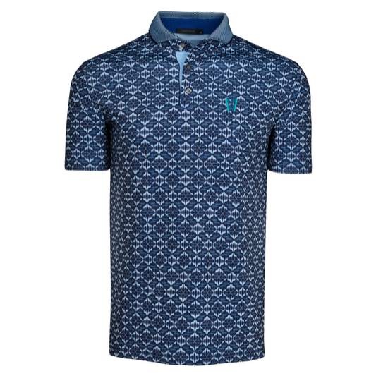 Greyson Wolf Labyrinth Polo (Maltese Blue)
