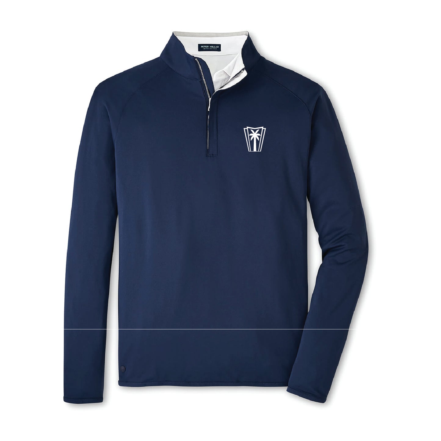 Peter Millar Verge Performance Quarter Zip - Sport Navy