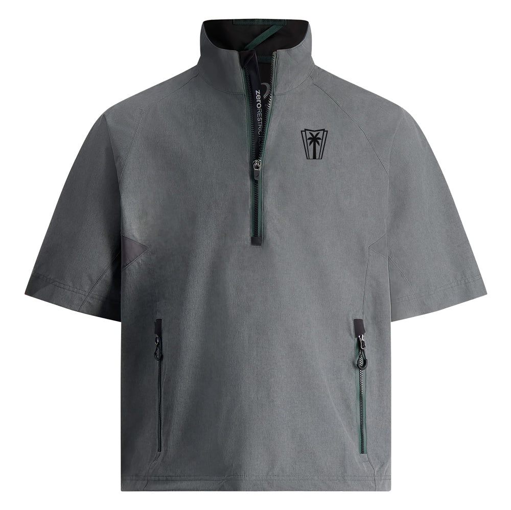 Zero Restriction Power Torque 1/2 Sleeve (Charcoal Melange/Black)