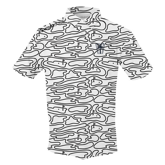 Rhythmic Lines Polo (Ivory)