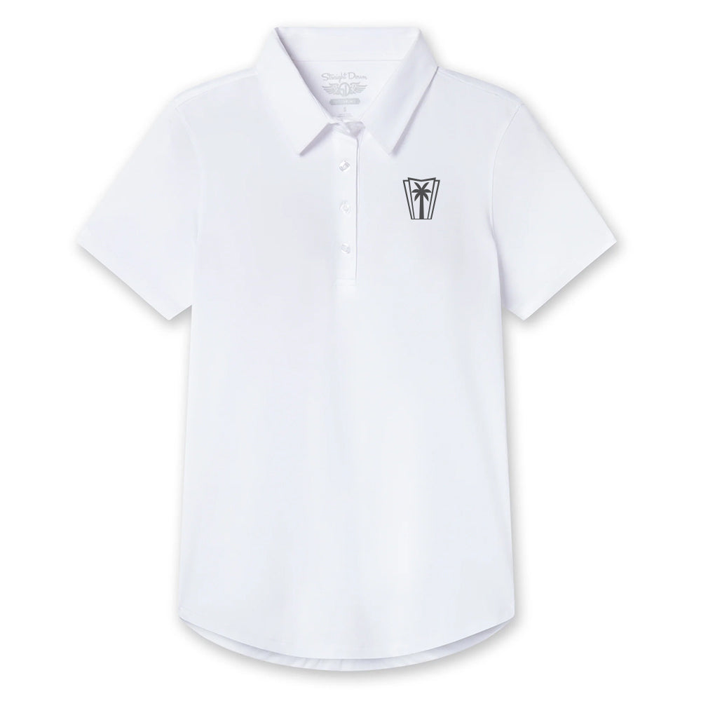Straight Down Abbot 2.0 Polo (White)